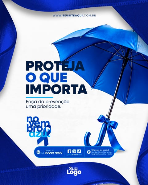 FEED NOVEMBRO AZUL SOCIAL MEDIA PSD EDITÁVEL 20