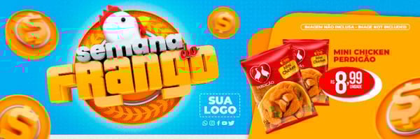 BANNER SEMANA DO FRANGO EDITÁVEL