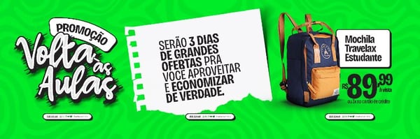 CARROSSEL - VOLTA AS AULAS PAPELARIA - 3 DIAS DE GRANDES OFERTAS