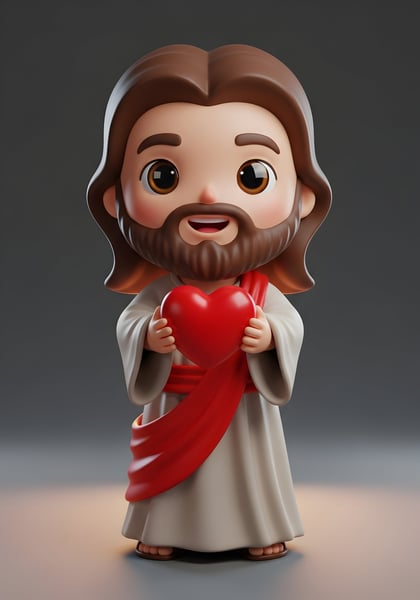 JESUS CRISTO ESTILO PERSONAGEM 3D 01
