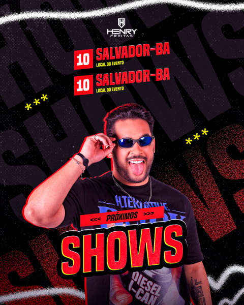 FLYER ARTISTA HENRY FREITAS