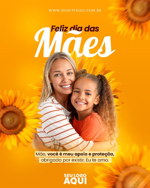 FEED VERTICAL - DIA DAS MÃES | PSD EDITÁVEL