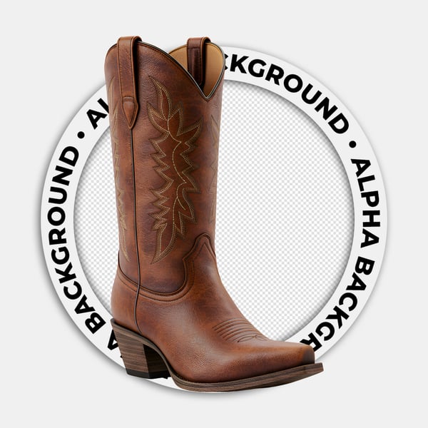 Botina de couro de cowboy 4