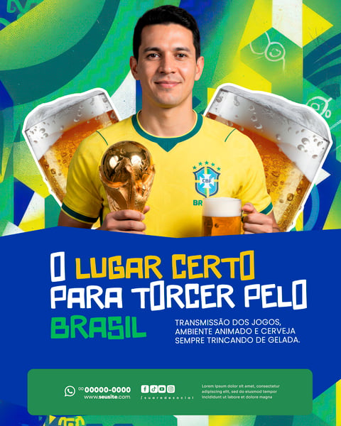 BAR ESPORTIVO JOGO BRASIL COPA DO MUNDO 2026 SOCIAL MEDIA PSD EDITÁVEL 10