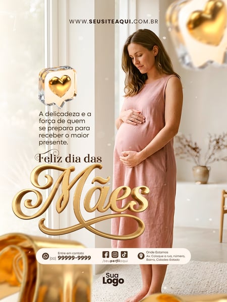 POST FEED 10 DE MAIO DIA DAS MÃES SOCIAL MEDIA PSD EDITÁVEL 11