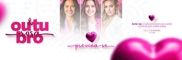 OUTUBRO ROSA MÊS DE CONSCIENTIZAÇÃO SOBRE O CÂNCER DE MAMA SOCIAL MEDIA FLYER PSD EDITÁVEL H4