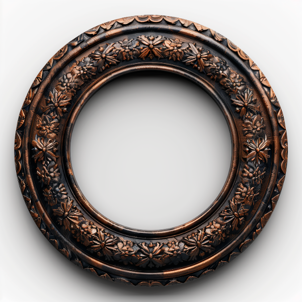 ELEMENTO DE FERRO ANTIGO 3D | FUTURISTA | IMAGEM