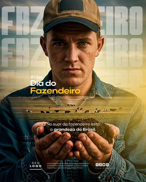 DIA DO FAZENDEIRO 21 DE SETEMBRO SOCIAL MEDIA PSD EDITÁVEL 3