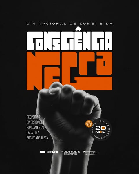 DIA DA CONSCIÊNCIA NEGRA 20 DE NOVEMBRO SOCIAL MEDIA PSD EDITÁVEL (2)