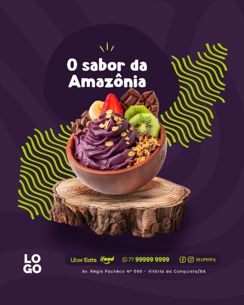 SOCIAL MEDIA -  AÇAÍ - AÇAITERIA