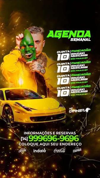 FLYER STORY - AGENDA SEMANAL - MC DANIEL