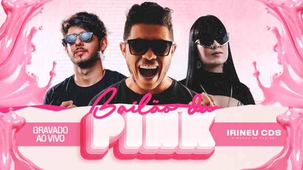 FLYER THUMB CAPA CD BANNER YOUTUBE BAILE DA PINK PSD EDITÁVEL