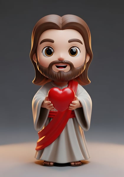 JESUS CRISTO ESTILO PERSONAGEM 3D 03