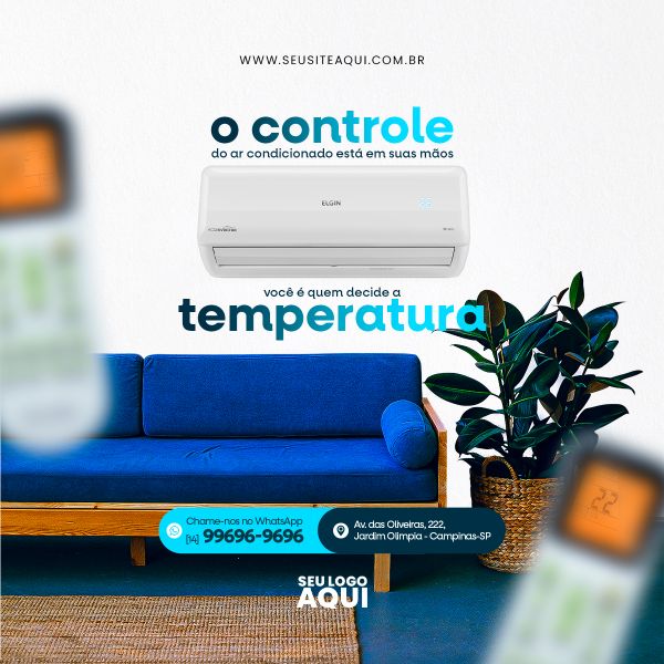 MANUTENÇÃO DE AR CONDICIONADO | SOCIAL MEDIA | PSD EDITÁVEL