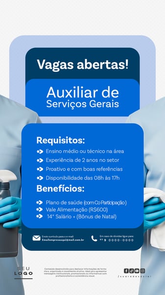 RECRUTAMENTO EMPREGO TEMOS VAGAS ABERTAS CONTRATAÇÃO STORY SOCIAL MEDIA PSD EDITÁVEL 18