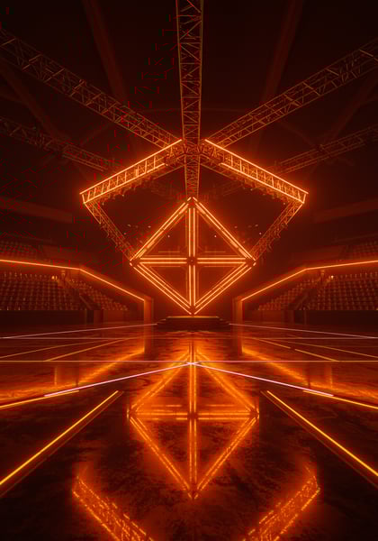 ARENA FUTURISTA LARANJA