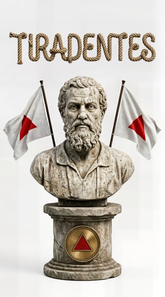 ESTÁTUA DE TIRADENTES COM A BANDEIRA 3