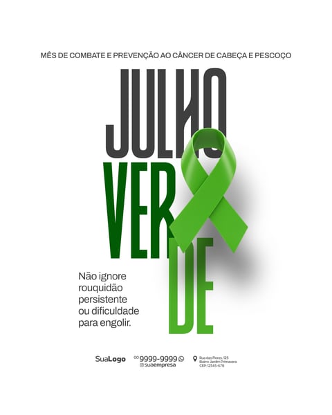 SOCIAL MEDIA JULHO VERDE CAMPANHA 2