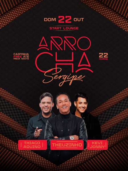 FLYER EVENTO ARROCHA SERGIPE FEED PSD EDITÁVEL