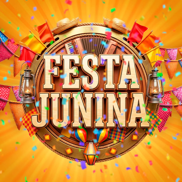 SELO 3D PARA EVENTOS DE SÃO JOÃO MODELO 14