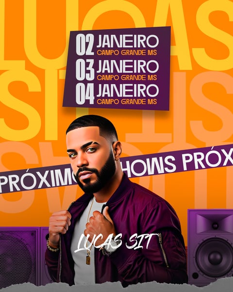 FLYER EVENTO AGENDA PRÓXIMOS SHOWS PSD FEED 15