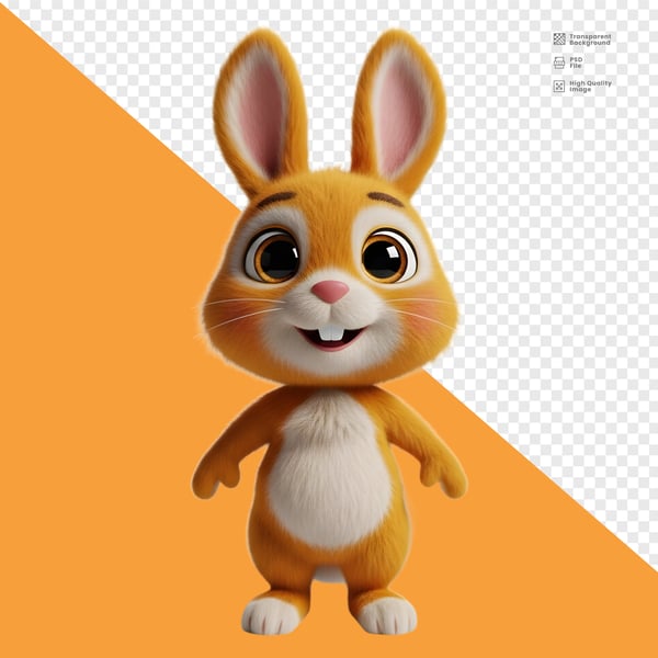 COLEÇÃO PÁSCOA 3D ESTILO CARTOON