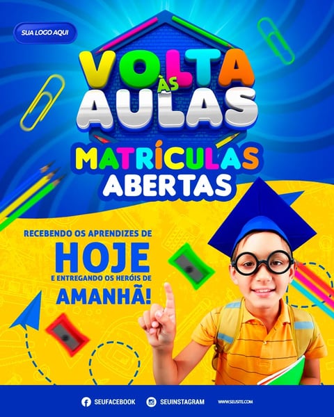 POST ESCOLA COLÉGIO VOLTA AS AULAS FEED