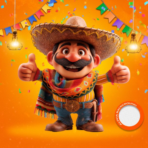 MASCOTES DE FESTA JUNINA MODELO 120