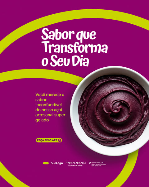 AÇAÍTERIA ARTESANAL SOCIAL MEDIA PSD EDITÁVEL 6