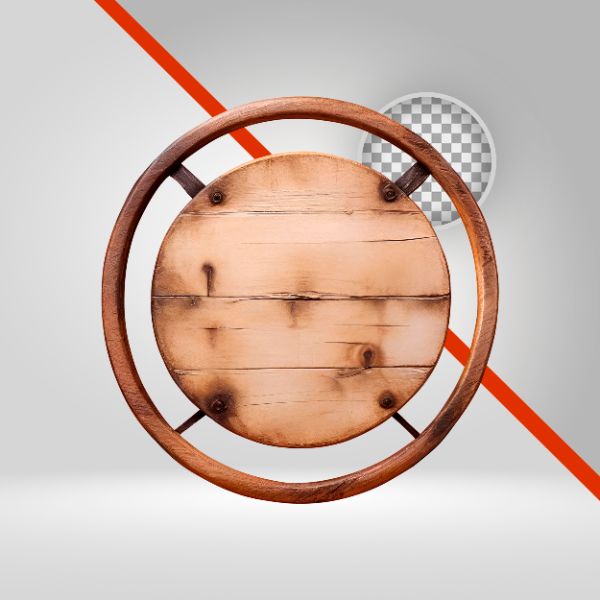 CÍRCULO DE MADEIRA, PLACA PRA TEXTO, ELEMENTO PNG, FUNDO TRANSPARENTE, SÃO JOÃO, ELIPSE 3D, TÁBUA MADEIRA CLARA