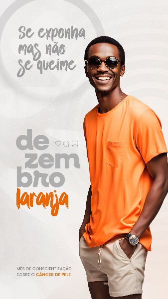 DEZEMBRO LARANJA 06 - MÊS DE CONSCIENTIZAÇÃO SOBRE O CÂNCER DE PELE