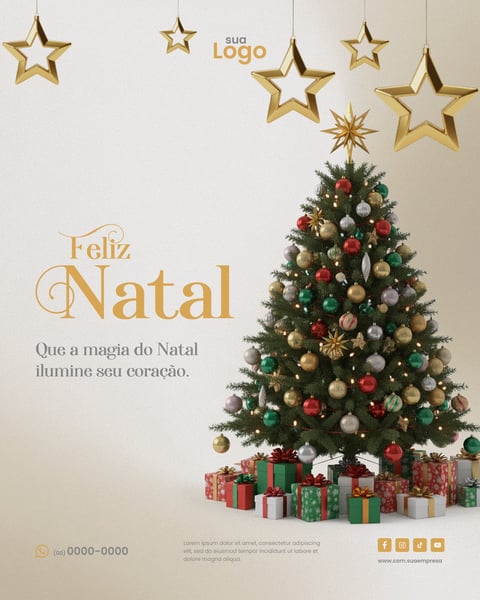 FELIZ NATAL Figma Social Media Template