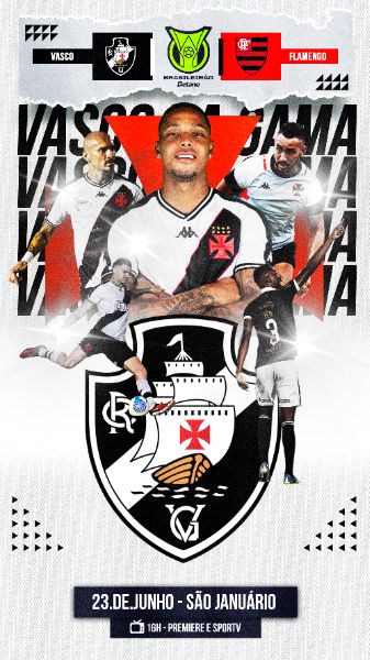 FLYER ESPORTIVO BRASILEIRÃO VASCO STORIES