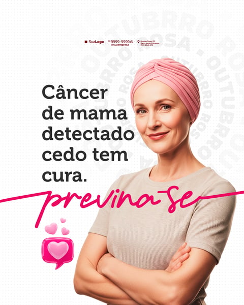 OUTUBRO ROSA CÂNCER DE MAMA SOCIAL MEDIA PSD EDITÁVEL 8