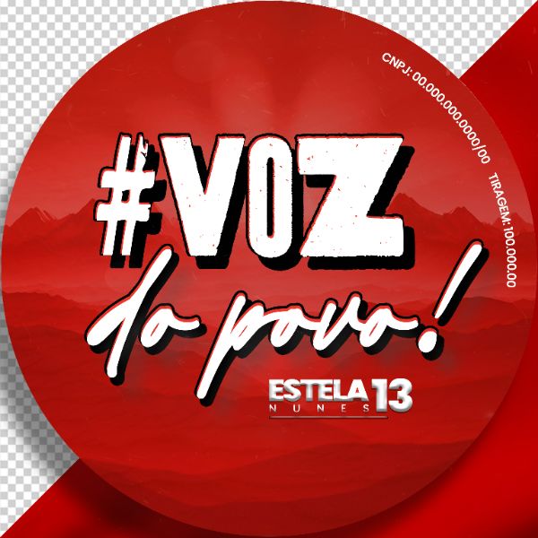 ADESIVO PRAGUINHA MOCKUP ELEIÇÕES CAMPANHA ELEITORAL POLÍTICA ELEIÇÃO PREFEITO VEREADOR GOVERNADOR DEPUTADO PSD