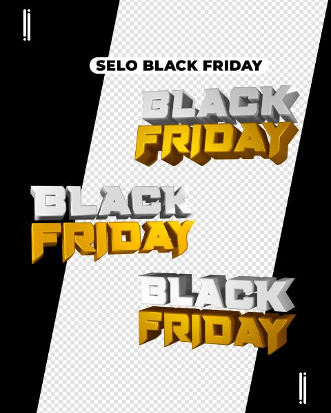 SELO BLACK FRIDAY | ELEMENTO 3D