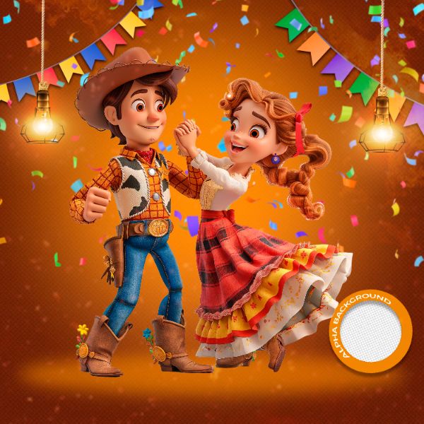 MASCOTES DE FESTA JUNINA MODELO 162