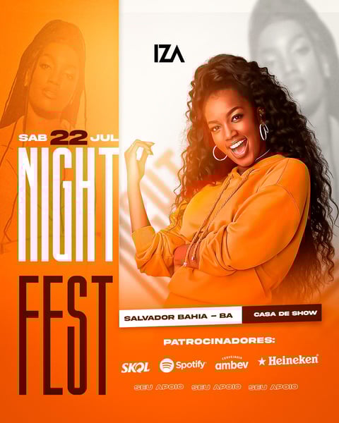 FLYER EVENTO NIGHT FEST FEED