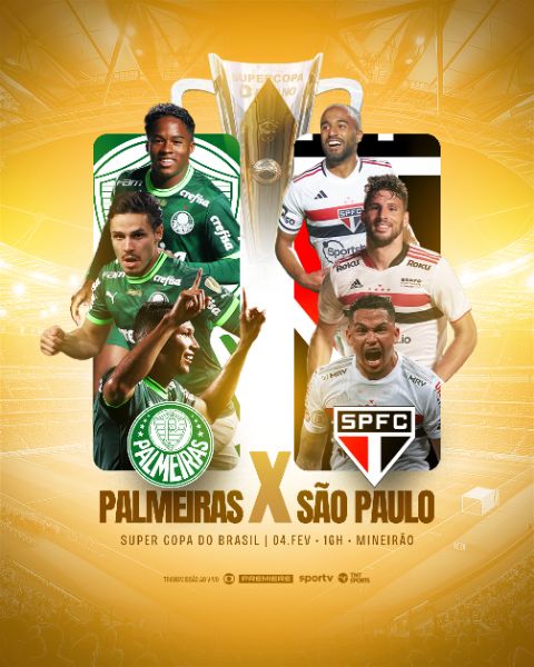 SOCIAL MEDIA - SUPER COPA DO BRASIL - PALMEIRAS X SÃO PAULO