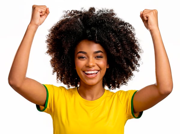 TORCEDORA BRASILEIRA FUTEBOL COPA DO MUNDO COMEMORANDO VITÓRIA 5