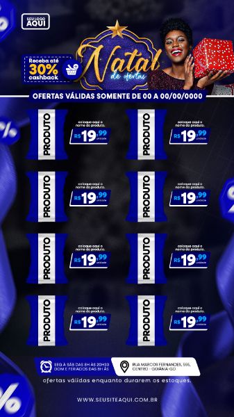 STORY | TABLÓIDE | FOLHETO | FELIZ NATAL | PSD EDITÁVEL