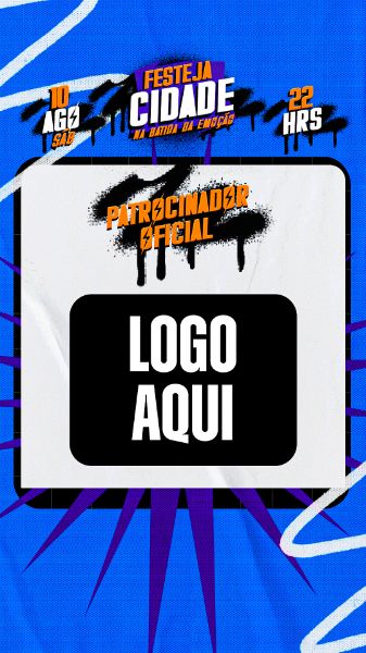 STORIES - PATROCINADORES - FESTA EVENTO ARTISTA
