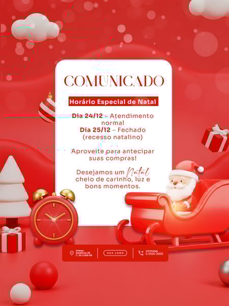 FLYER AVISO IMPORTANTE RECESSO NATAL PSD EDITÁVEL 3