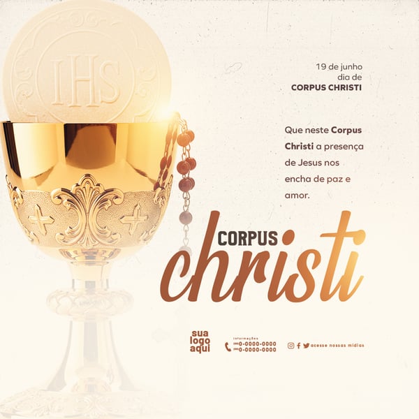 CORPUS CHRISTI DATA COMEMORATIVA | Baixar Design