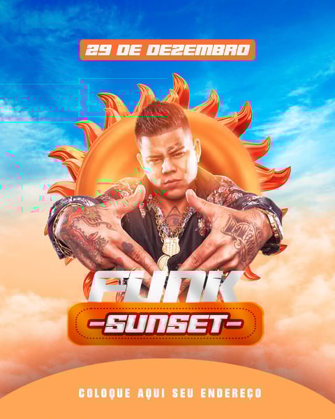 FLYER EVENTO FUNK SUMMER FEED
