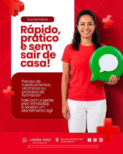 FARMÁCIA E DROGARIA SOCIAL MEDIA PSD EDITÁVEL 8
