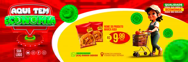 BANNER AQUI TEM ECONOMIA SUPERMERCADO REDES SOCIAIS