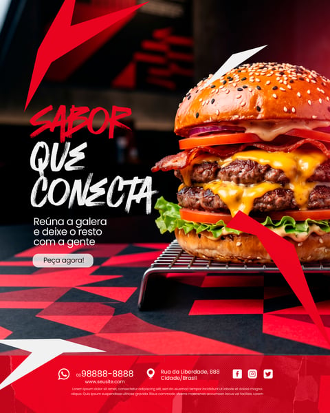 HAMBURGUERIA SOCIAL MEDIA PSD EDITÁVEL 7