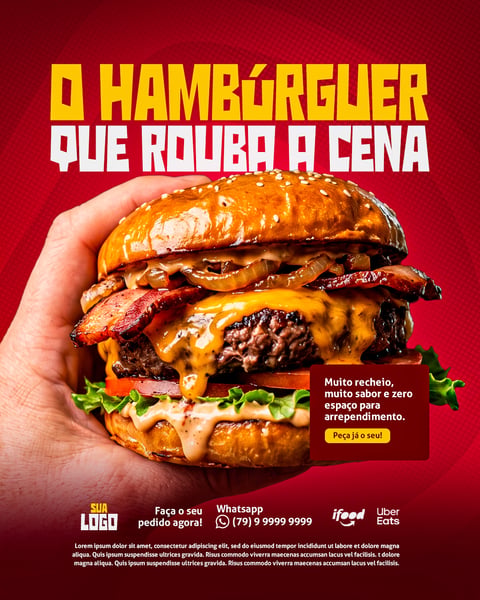 O HAMBÚRGUER QUE ROUBA A CENA