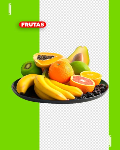 FRUTAS | VERDURAS | LEGUMES | IMAGEM SEM FUNDO | PSD EDITÁVEL